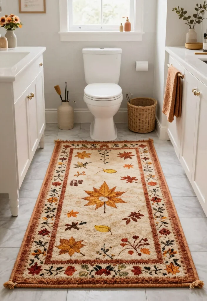 14 Bathroom Rug Placement Ideas That Actually Work 41 14 Bathroom Rug Placement Ideas That Actually Work - 11. Seasonal Swaps 1