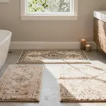 14 Bathroom Rug Placement Ideas That Actually Work