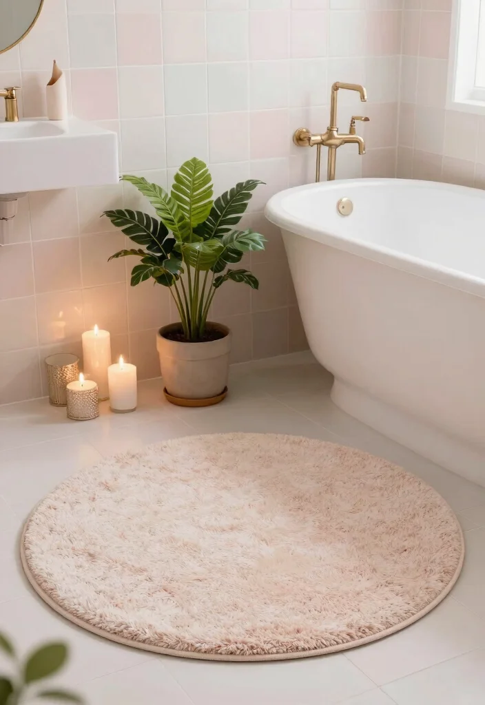 14 Bathroom Rug Placement Ideas That Actually Work 2 14 Bathroom Rug Placement Ideas That Actually Work - 2. Corner Coverage 1