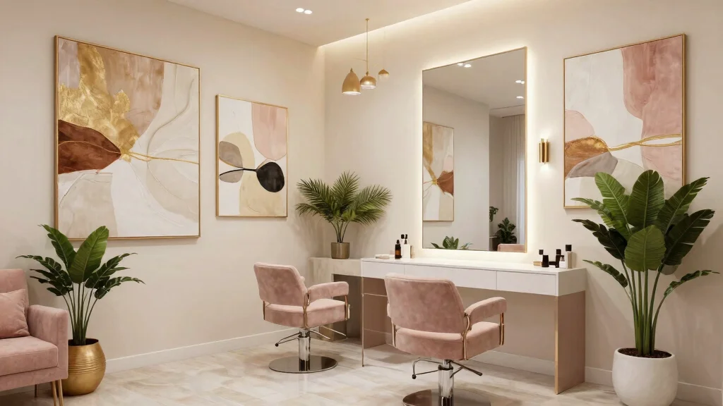 14 Beauty Salon Wall Decor Ideas That Wow Clients