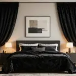 14 Black Curtains Bedroom Ideas That Feel Dramatic & Chic