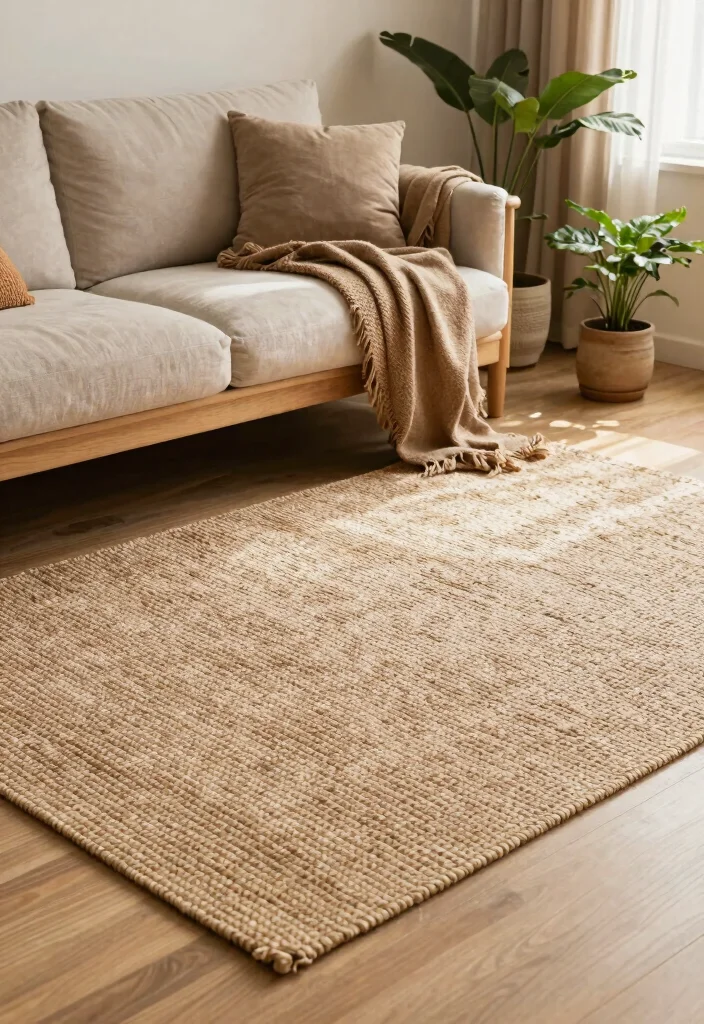 14 Brown Rug Texture Ideas With Cozy Earthy Vibes - 1. Woven Jute Rugs 1