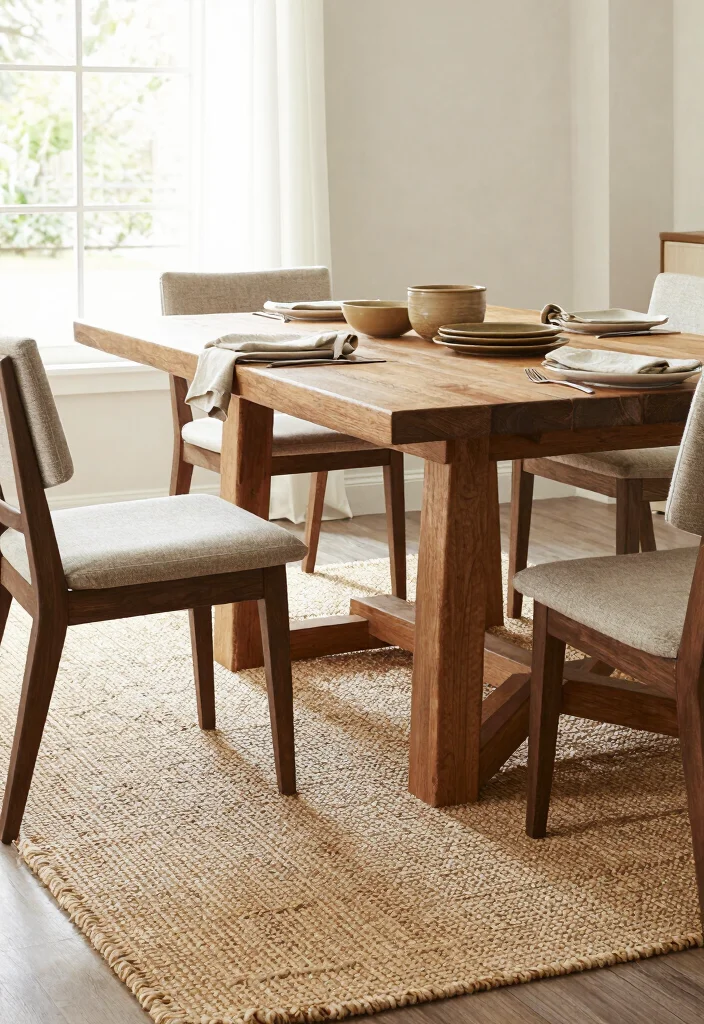 14 Brown Rug Texture Ideas With Cozy Earthy Vibes - 4. Natural Fiber Rugs 1