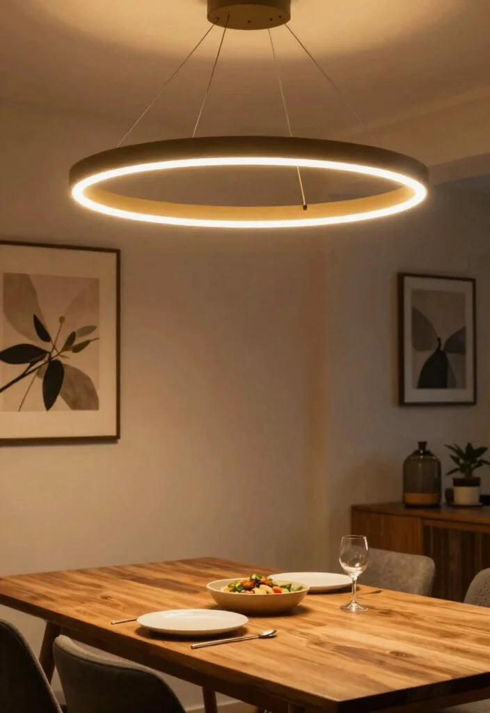 14 Circular Wall Decor Ideas That Soften Your Space - 11. Circular Light Fixtures 1