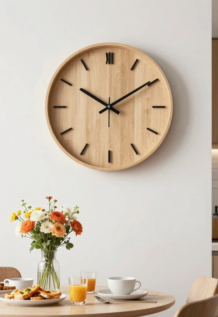 14 Circular Wall Decor Ideas That Soften Your Space - 8. Round Clocks 1