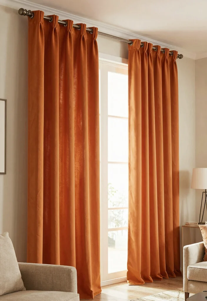 14 Different Ways to Hang Curtains Ideas for a Unique Style - 12. Fabric Sleeves for a Unique Touch 1