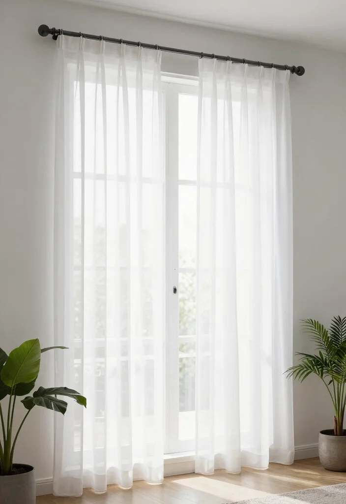 14 Different Ways to Hang Curtains Ideas for a Unique Style - 5. Tension Rods for a Minimalist Approach 1