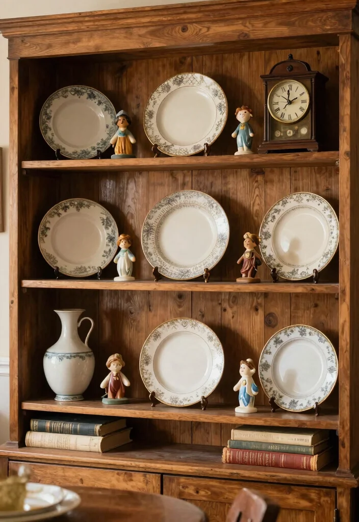 14 Dining Room Shelf Decor Ideas That Impress Guests 23 14 Dining Room Shelf Decor Ideas That Impress Guests - 3. Vintage Finds 1