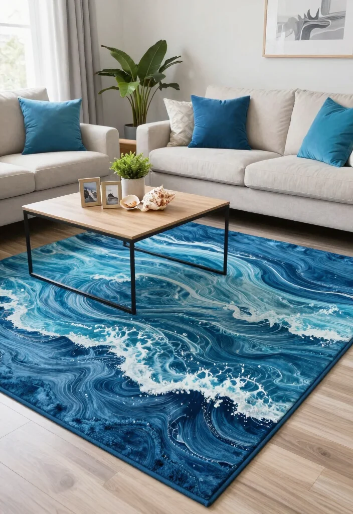 14 Frank Ocean Rug Ideas Fans Will Love 1 14 Frank Ocean Rug Ideas Fans Will Love - 1. Ocean-Inspired Blues 1
