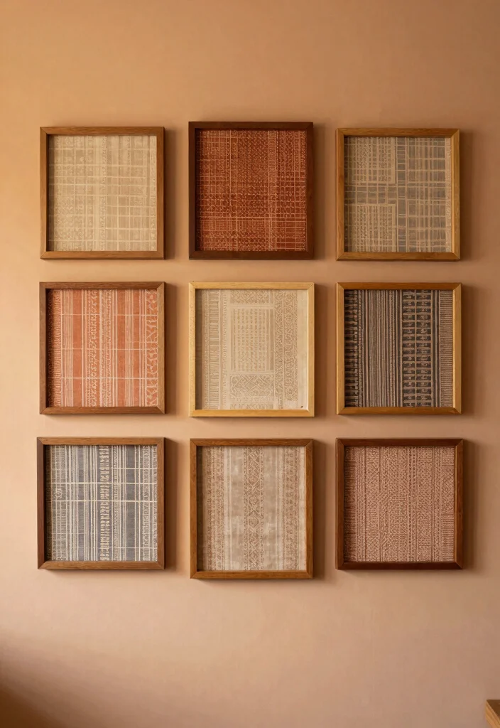 14 Italian Wall Decor Ideas With Timeless Elegance 52 14 Italian Wall Decor Ideas With Timeless Elegance - 12. Framed Fabrics 1