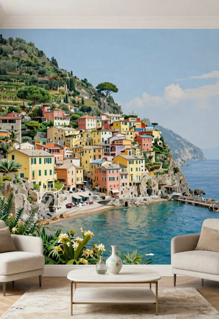 14 Italian Wall Decor Ideas With Timeless Elegance 25 14 Italian Wall Decor Ideas With Timeless Elegance - 5. Italian-Themed Wall Murals 1