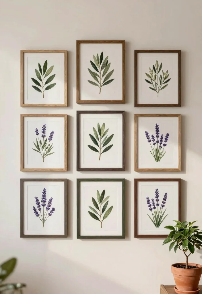 14 Italian Wall Decor Ideas With Timeless Elegance 36 14 Italian Wall Decor Ideas With Timeless Elegance - 6. Botanical Prints 1