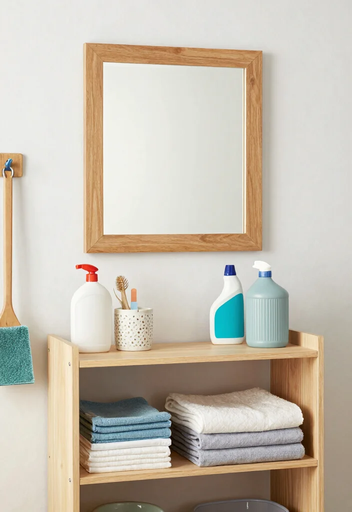 14 Mirror With Shelf Underneath Ideas That Save Space Stylishly 38 14 Mirror With Shelf Underneath Ideas That Save Space Stylishly - 8. Utility Room Wonder 1