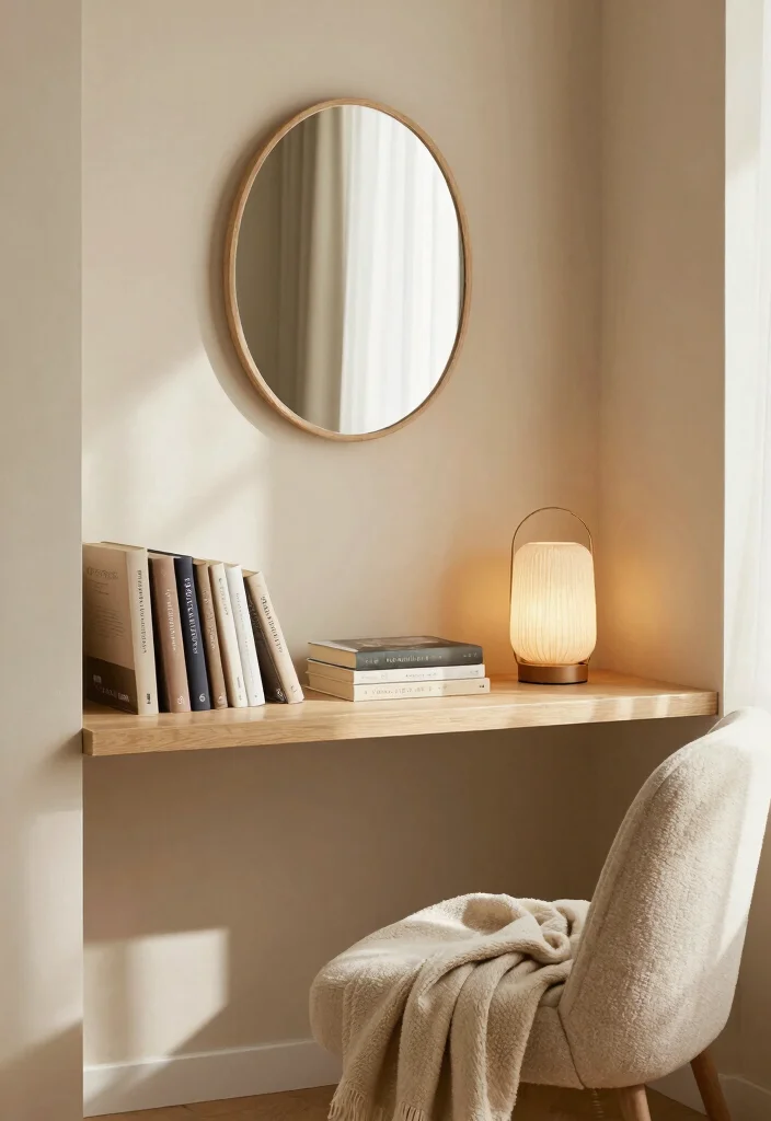 14 Mirror With Shelf Underneath Ideas That Save Space Stylishly 39 14 Mirror With Shelf Underneath Ideas That Save Space Stylishly - 9. Cozy Reading Nook 1