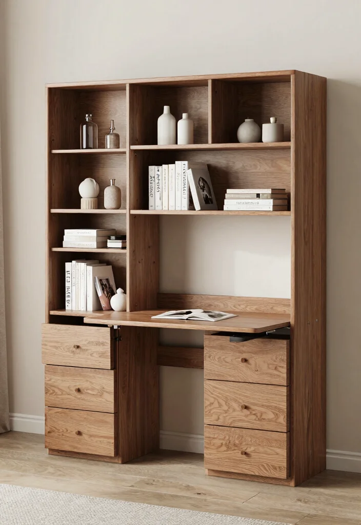 15 Books on Shelf Ideas That Look Styled & Smart 62 15 Books on Shelf Ideas That Look Styled & Smart - 12. Multi-Functional Pieces 1