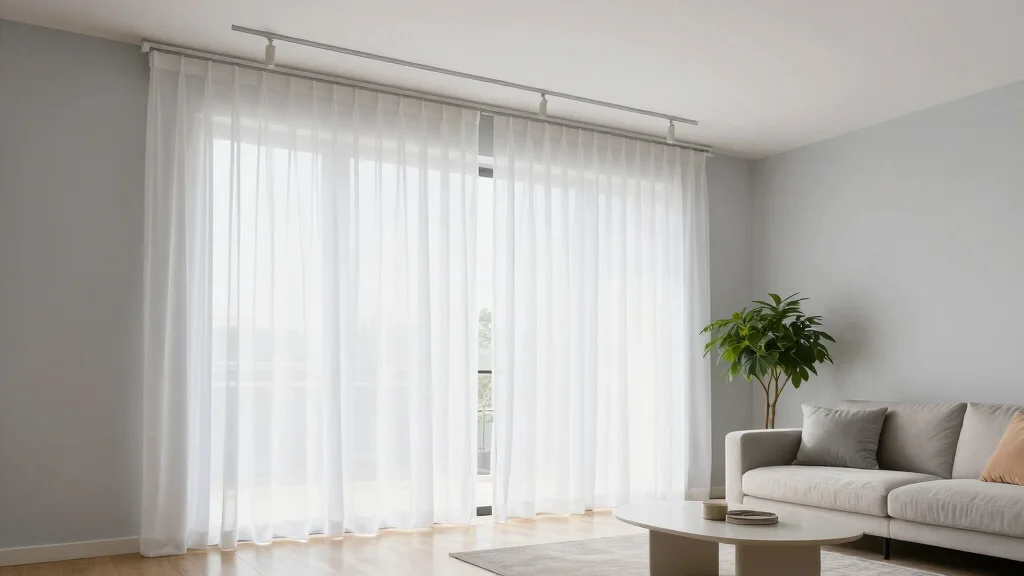 15 Ceiling Track Curtains Ideas for a Sleek Look
