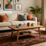 15 Dark Brown Rug Living Room Ideas With Rich Warmth
