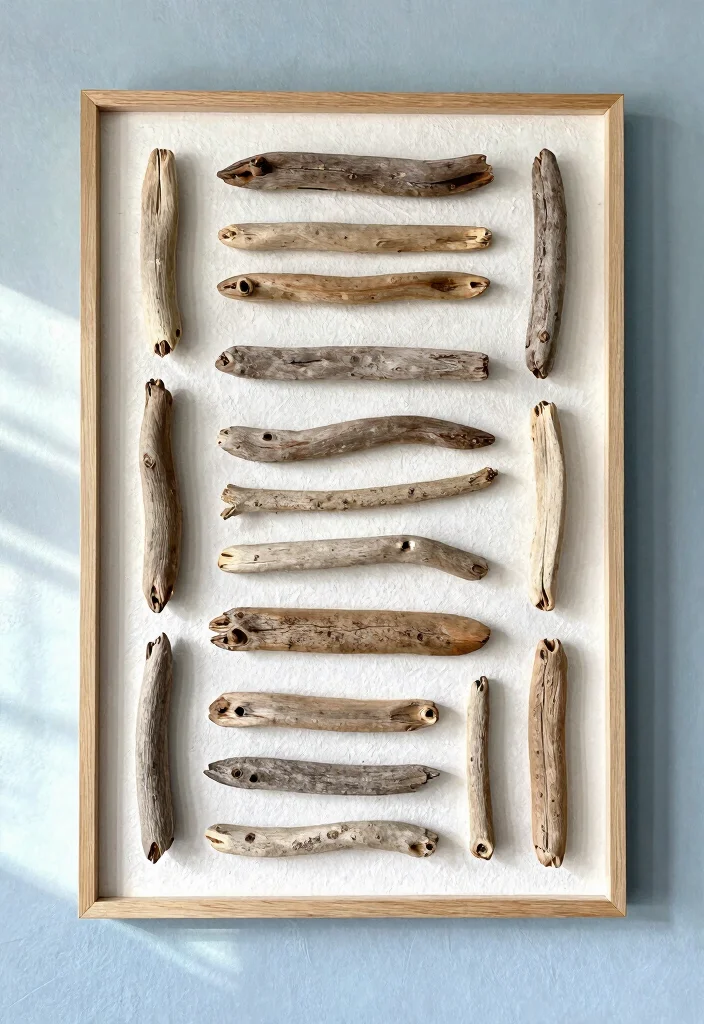 15 Driftwood Wall Decor Ideas With Coastal Charm 1 15 Driftwood Wall Decor Ideas With Coastal Charm - 1. Driftwood Art Collage 1