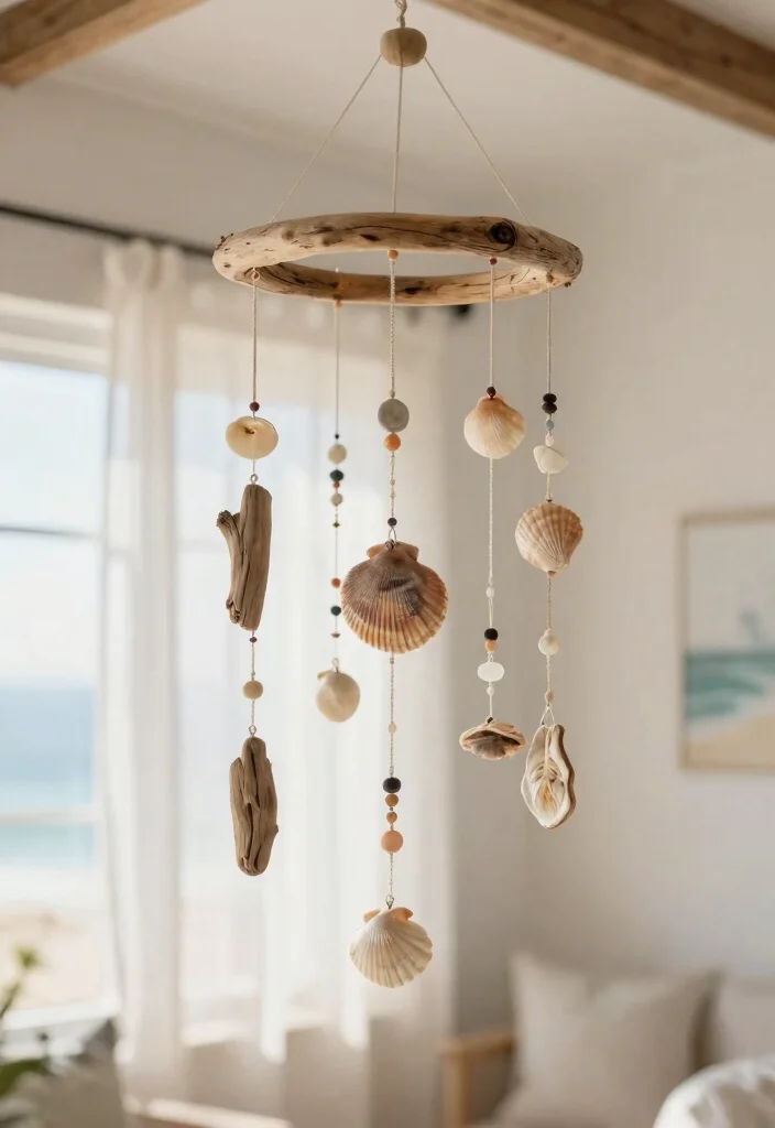 15 Driftwood Wall Decor Ideas With Coastal Charm 50 15 Driftwood Wall Decor Ideas With Coastal Charm - 10. Driftwood Mobile 1