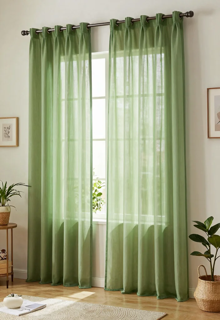 15 Green Sheer Curtains Ideas for Soft Natural Light - Conclusion 1