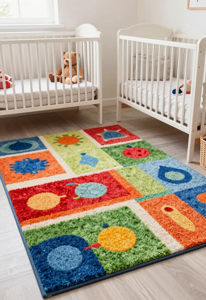 15 Nursery Area Rug Ideas That Feel Soft & Sweet 51 15 Nursery Area Rug Ideas That Feel Soft & Sweet - 11. Eco-Friendly Recycled Materials 1
