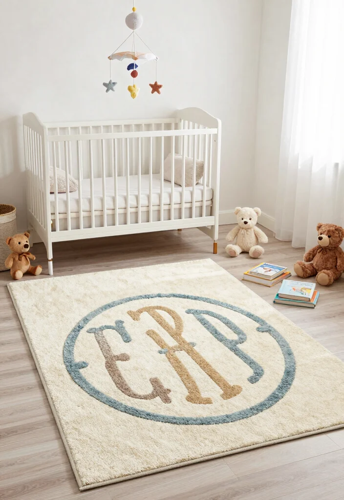 15 Nursery Area Rug Ideas That Feel Soft & Sweet 53 15 Nursery Area Rug Ideas That Feel Soft & Sweet - 13. Customizable Rugs 1