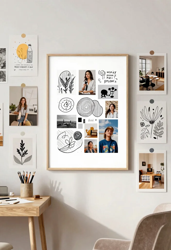 15 Poster Aesthetic Room Ideas That Feel Trendy - 14. DIY Crafty Posters 1