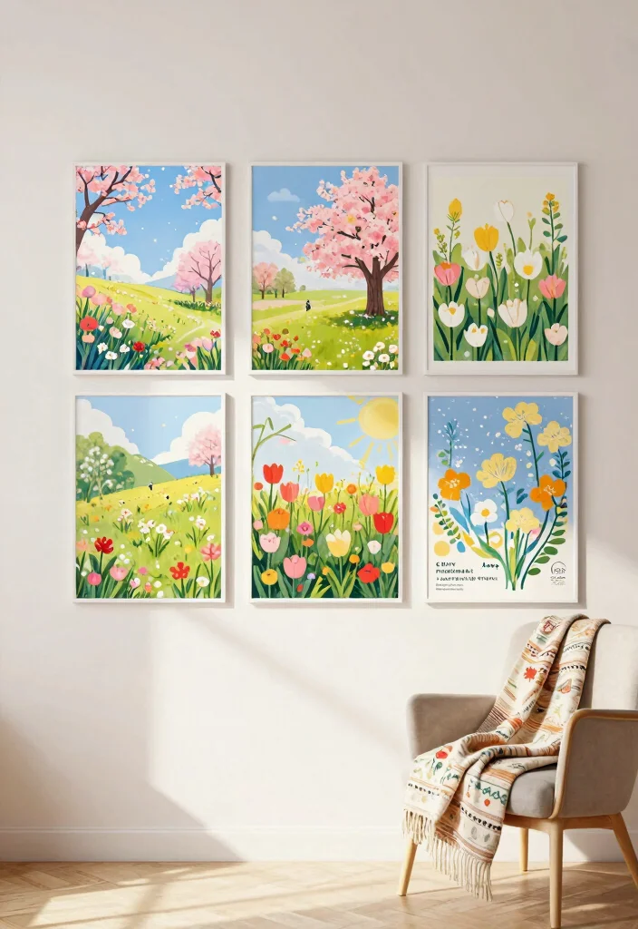 15 Poster Aesthetic Room Ideas That Feel Trendy - 15. Seasonal Vibes 1