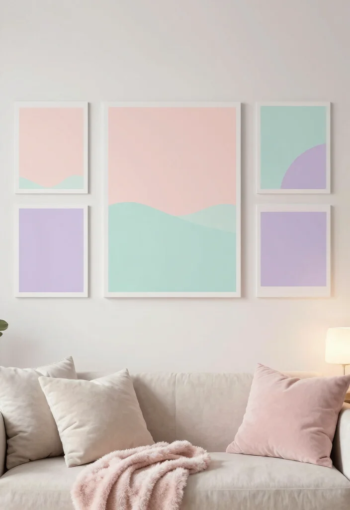 15 Poster Aesthetic Room Ideas That Feel Trendy - 4. Dreamy Pastel Paradise 1