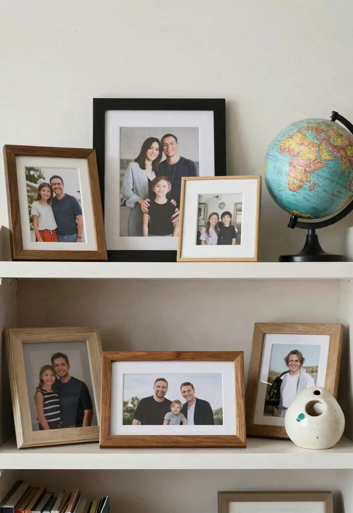 15 Shelf Display Ideas That Look Pinterest Perfect - 12. Personal Touches 1