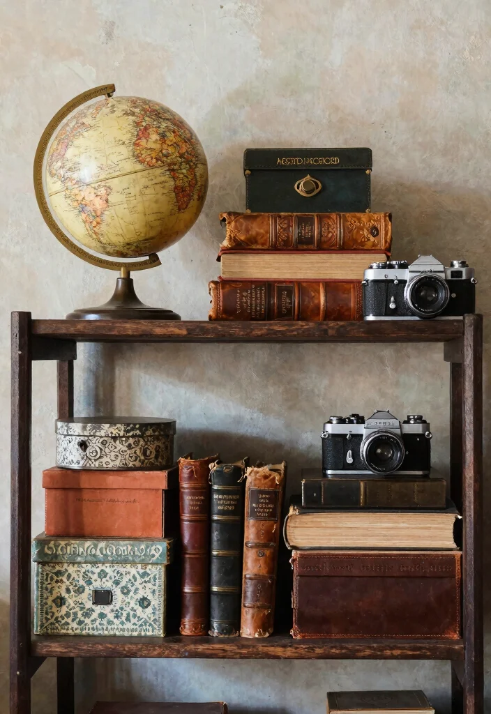 15 Shelf Display Ideas That Look Pinterest Perfect - 6. Vintage Charm 1