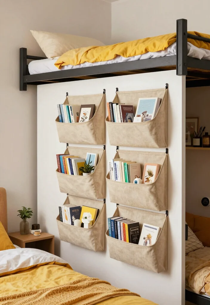 15 Wall Decor Dorm Ideas That Personalize Small Spaces - 12. Collapsible Wall Storage 1