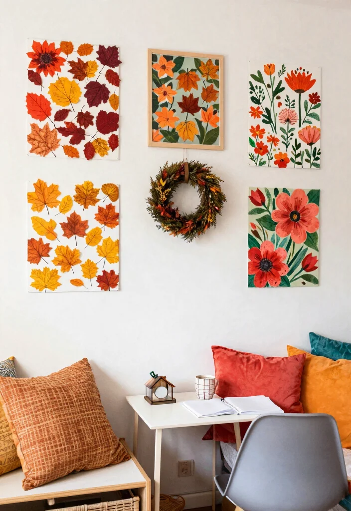 15 Wall Decor Dorm Ideas That Personalize Small Spaces - 13. Seasonal Wall Decor 1