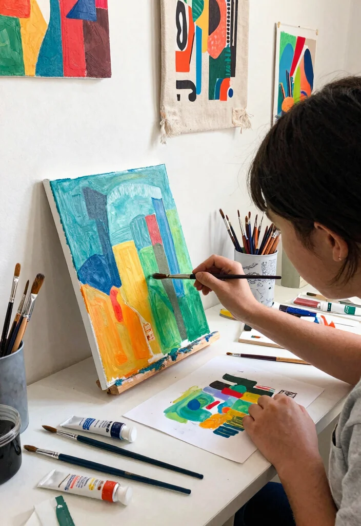 15 Wall Decor Dorm Ideas That Personalize Small Spaces - 2. DIY Wall Art Masterpieces 1