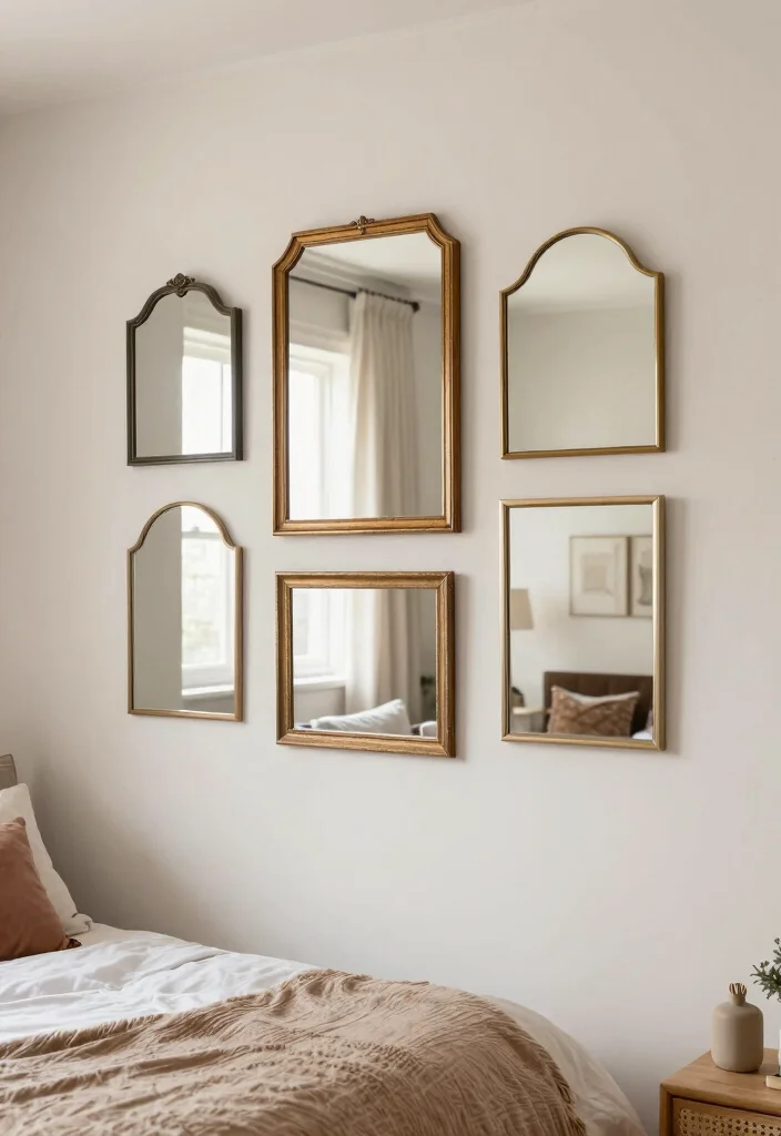 15 Wall Decor Dorm Ideas That Personalize Small Spaces - 9. Artful Mirrors 1