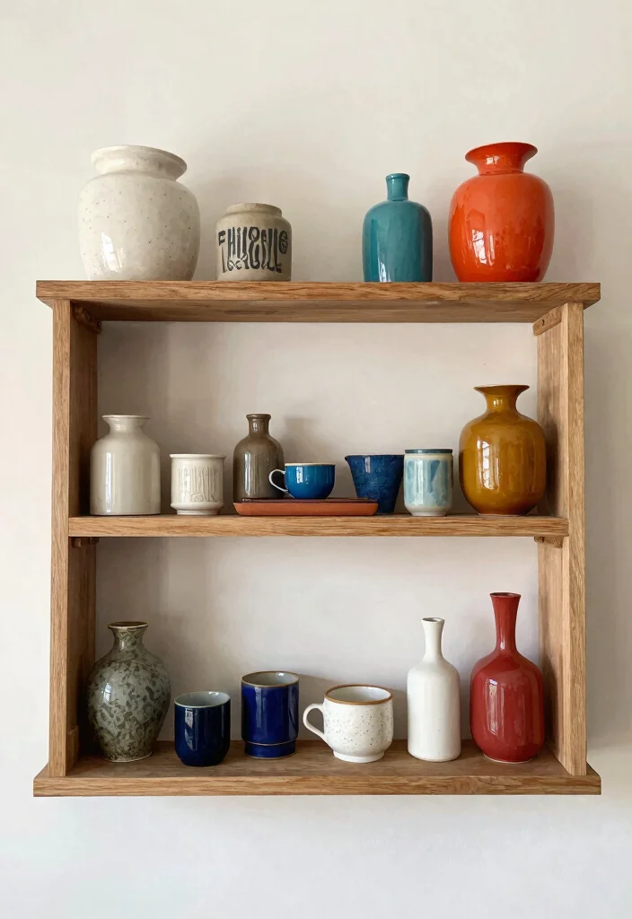 15 Wood Mantel Shelf Ideas That Add Rustic Charm - 12. Eclectic Mix 1