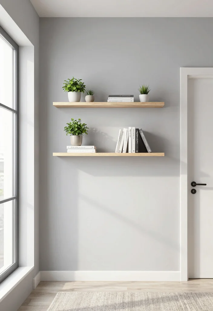16 Above Door Shelf Ideas for Hidden Extra Storage 1 16 Above Door Shelf Ideas for Hidden Extra Storage - 1. Minimalist Floating Shelves 1