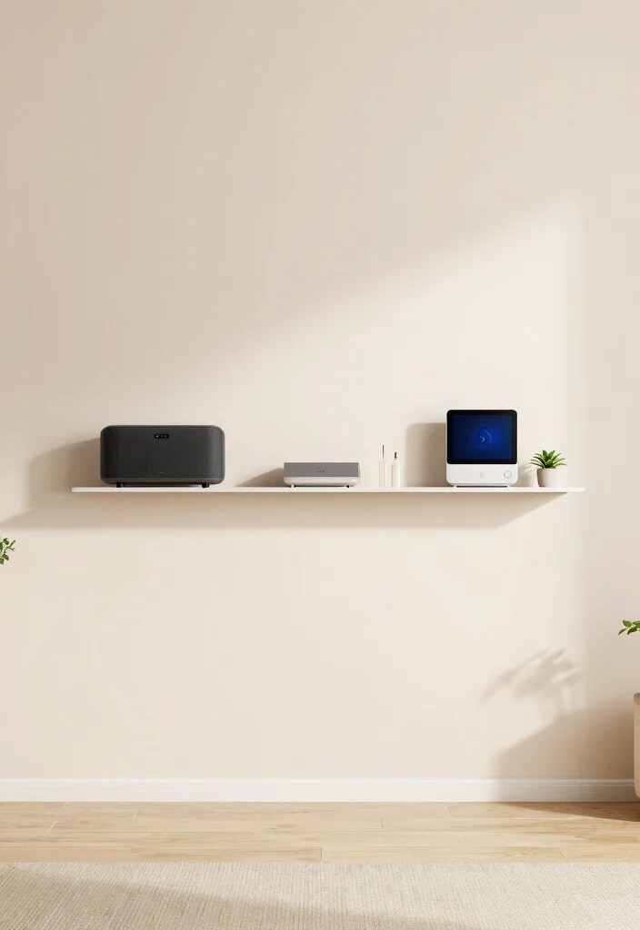 16 Above Door Shelf Ideas for Hidden Extra Storage 56 16 Above Door Shelf Ideas for Hidden Extra Storage - 16. Smart Tech Displays 1