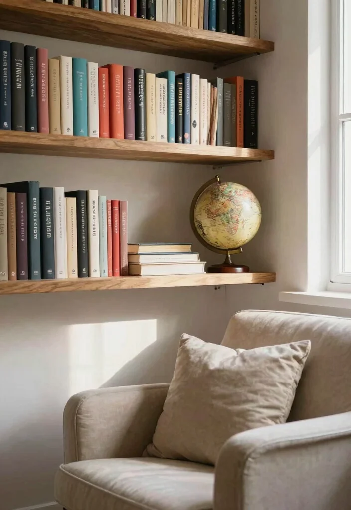 16 Above Door Shelf Ideas for Hidden Extra Storage 15 16 Above Door Shelf Ideas for Hidden Extra Storage - 5. Open-Concept Book Storage 1