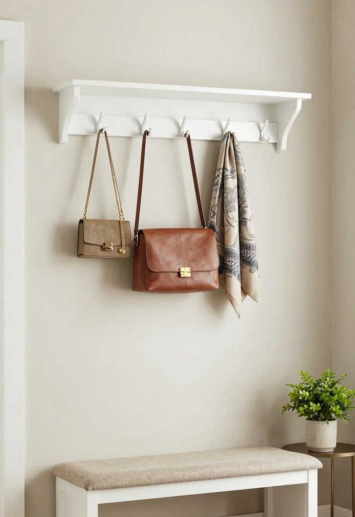 16 Above Door Shelf Ideas for Hidden Extra Storage 18 16 Above Door Shelf Ideas for Hidden Extra Storage - 8. Functional Hooks and Hangers 1