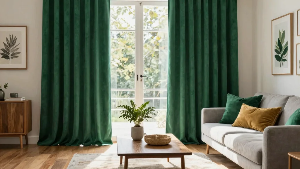 16 Emerald Green Curtains Ideas That Make a Statement