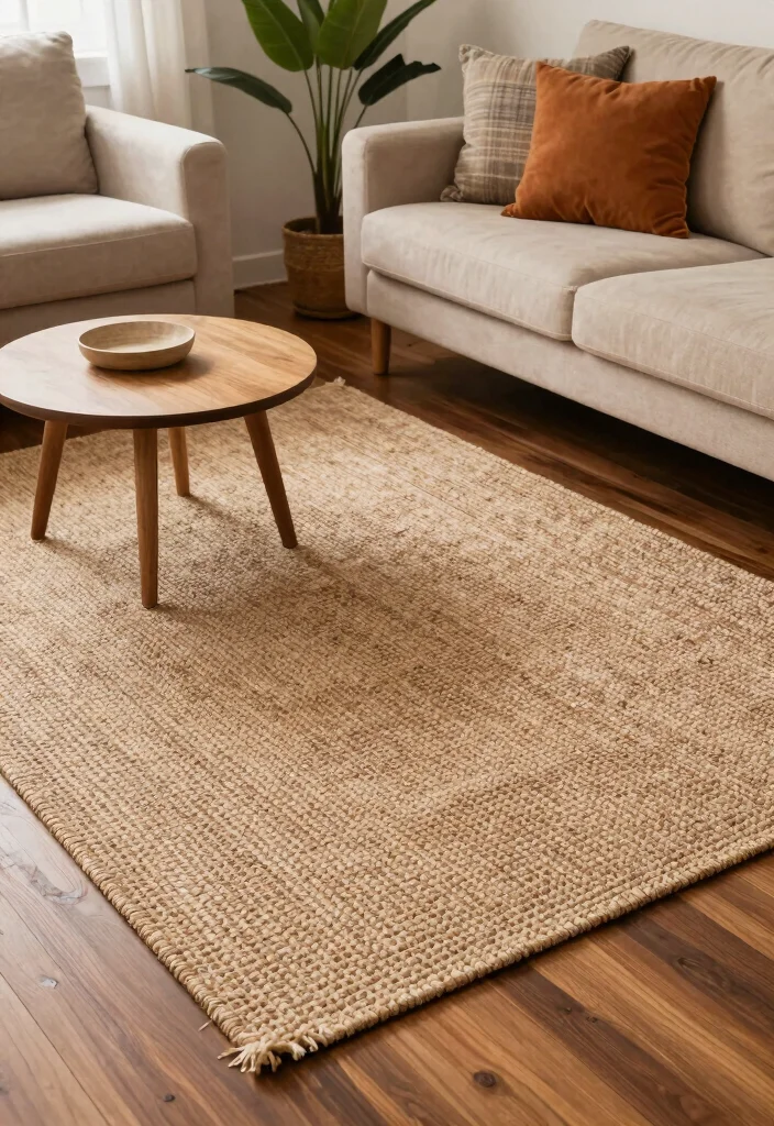 16 Modern Rug Texture Ideas That Elevate Any Room 1 16 Modern Rug Texture Ideas That Elevate Any Room - 1. Woven Jute Wonder 1