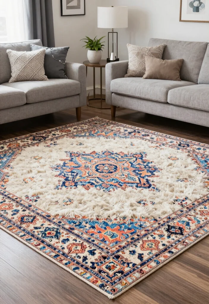 16 Modern Rug Texture Ideas That Elevate Any Room 53 16 Modern Rug Texture Ideas That Elevate Any Room - 13. Layered Textures 1