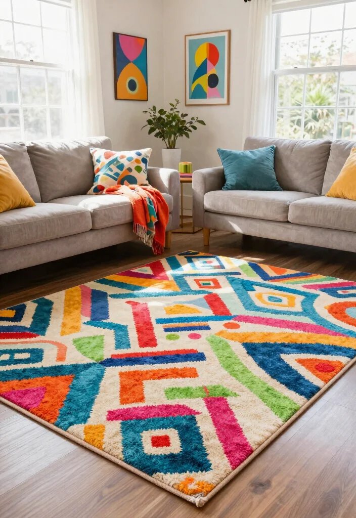 16 Modern Rug Texture Ideas That Elevate Any Room 3 16 Modern Rug Texture Ideas That Elevate Any Room - 3. Cotton Canvas Charm 1
