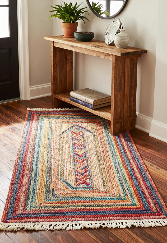 16 Modern Rug Texture Ideas That Elevate Any Room 25 16 Modern Rug Texture Ideas That Elevate Any Room - 5. Braided Beauty 1