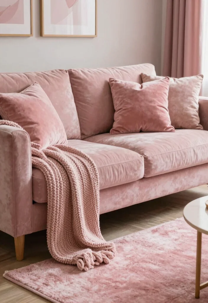 16 Pink Wall Decor Ideas That Feel Fun & Feminine - 13. Layered Textiles 1