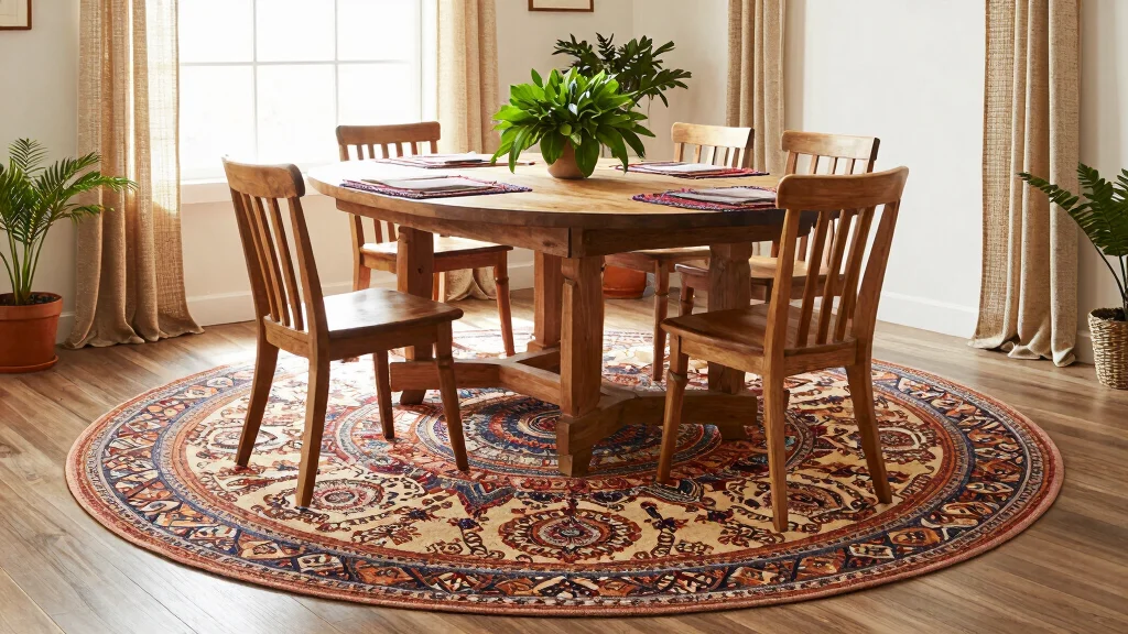 16 Round Dining Room Rug Ideas That Balance Your Space