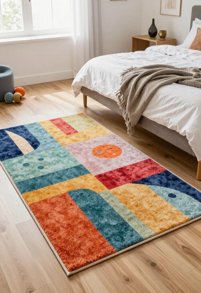 16 Rug for Bedroom Ideas That Instantly Warm Up Your Space - 15. Washable Rugs 1