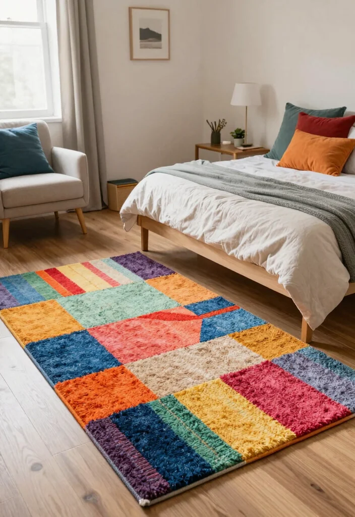 16 Rug for Bedroom Ideas That Instantly Warm Up Your Space - 3. Recycled Cotton Rugs 1