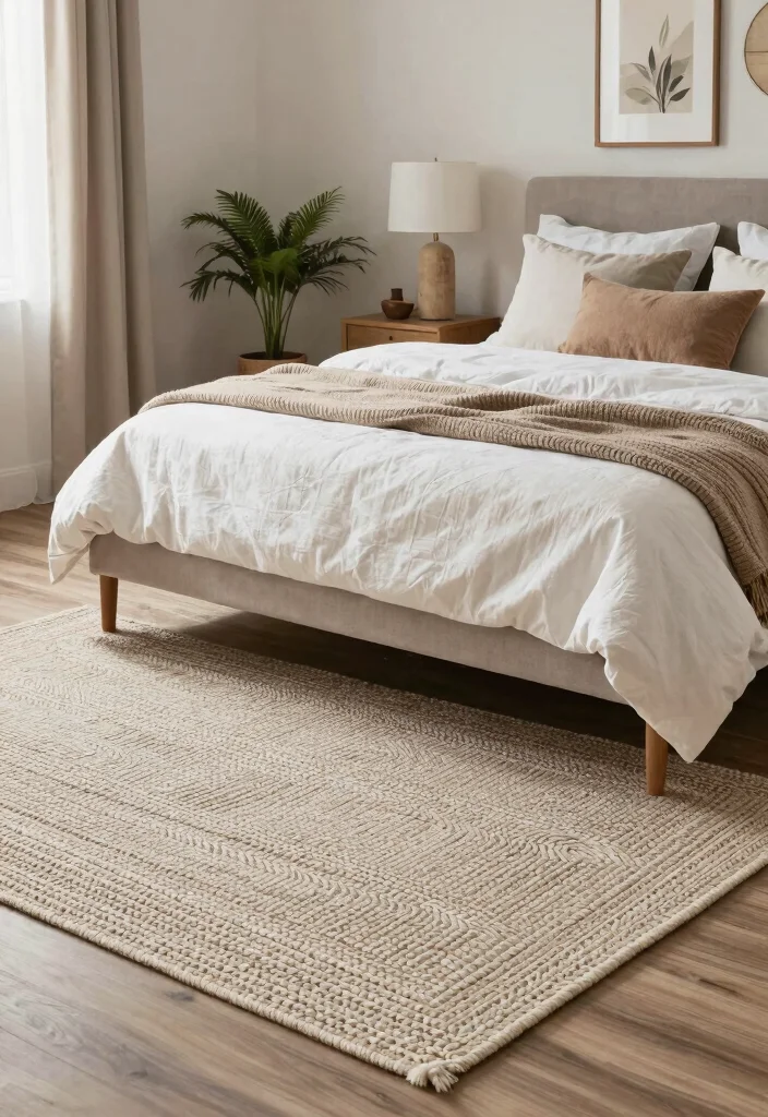 16 Rug for Bedroom Ideas That Instantly Warm Up Your Space - 8. Braided Area Rugs 1